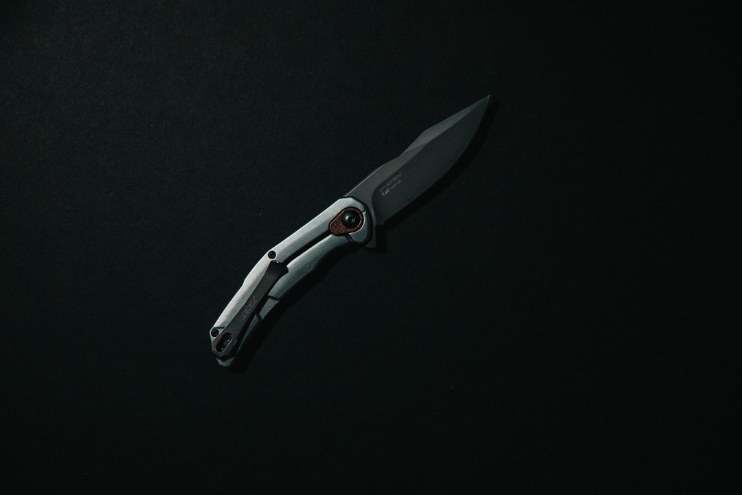 EDC pocket knife with drop point blade β demo image